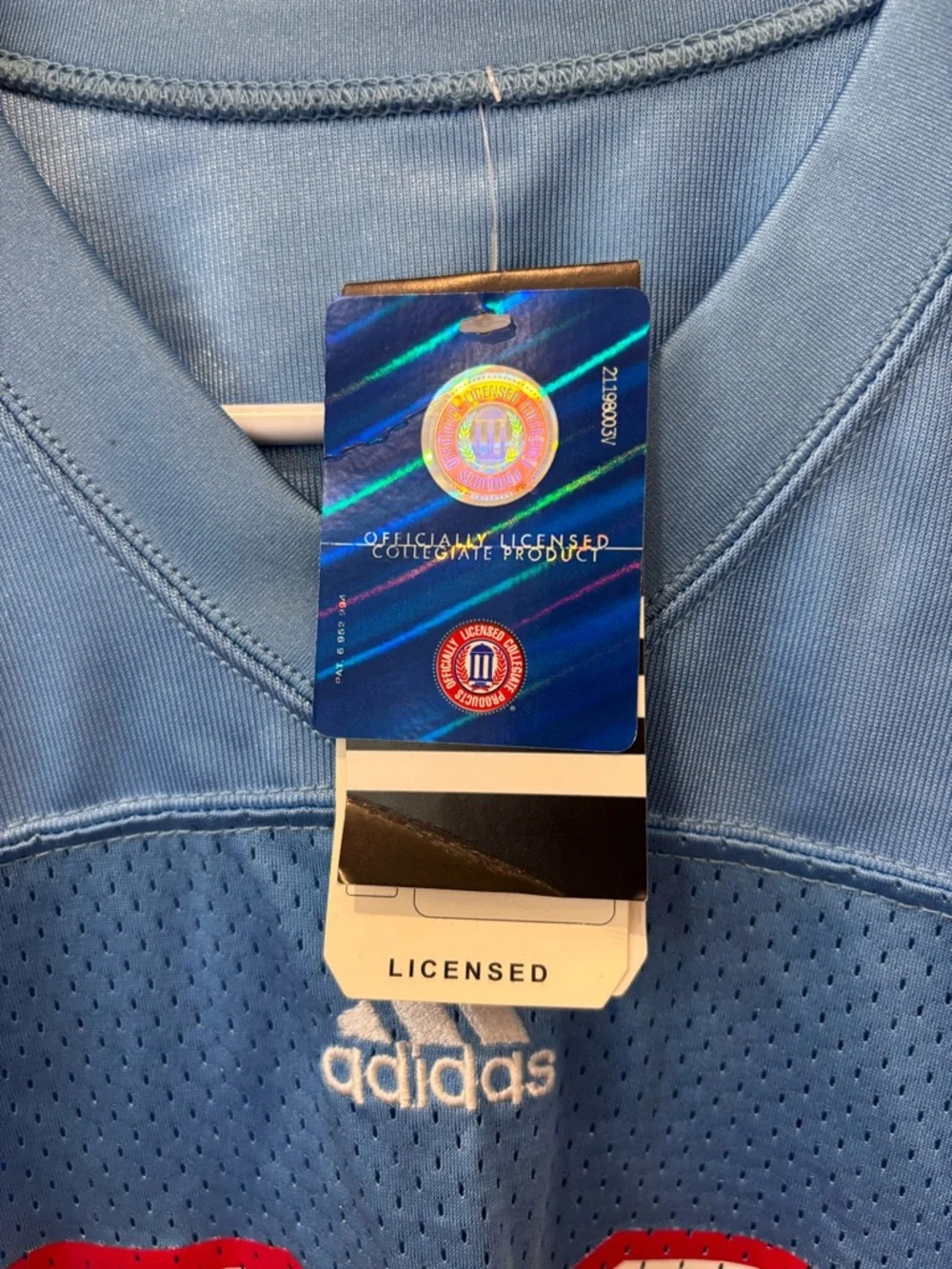 Adidas‎ University of Kansas- Hail to old KU Powder Blue